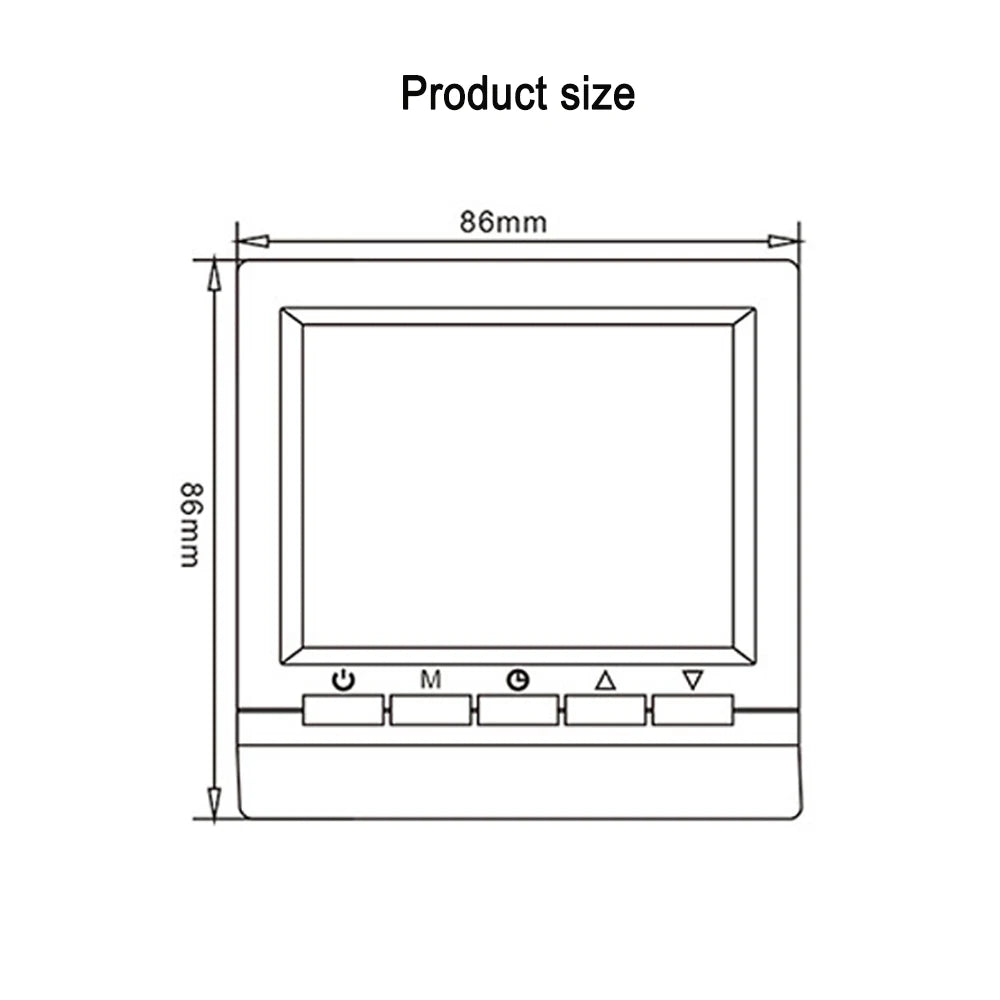Programmable Smart Thermostat – Gas Boiler & Floor Heating Programmable Thermostat HIP