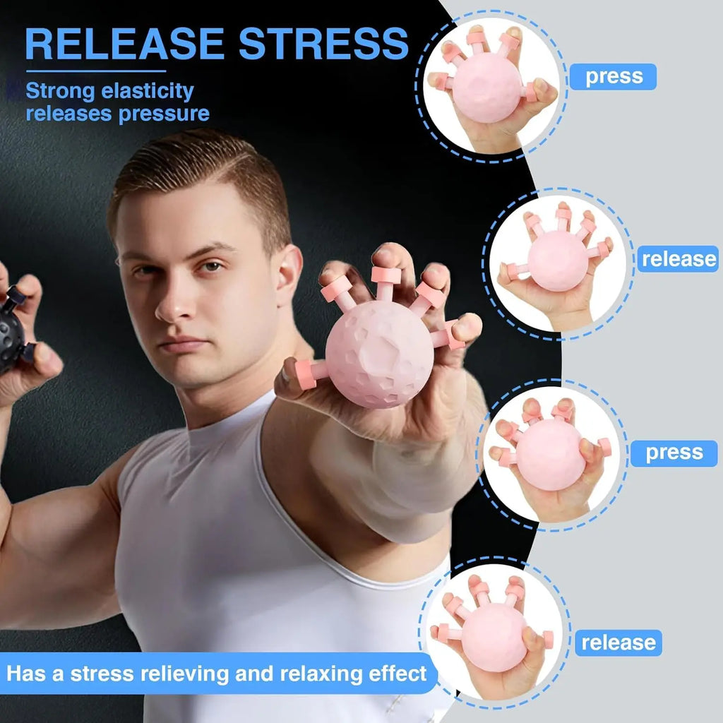 Finger Exerciser & Hand Grip Strengthener | Rock Climbing Hand Grip Trainer HIP