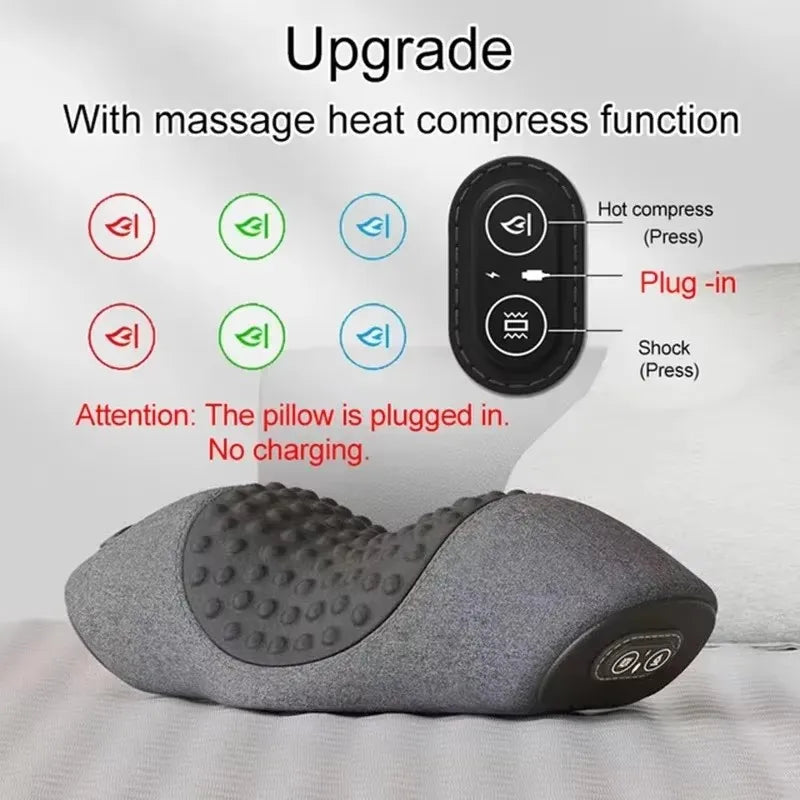 Neck Massage Pillow with Heat & Vibration | HIP Neck Massage Pillow HIP Heat-Massage
