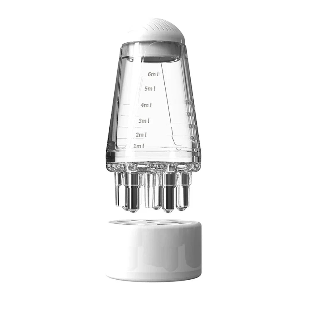 Scalp Applicator Liquid Comb – Portable Massage Oil Applicator Scalp Applicator Comb HIP C565-White