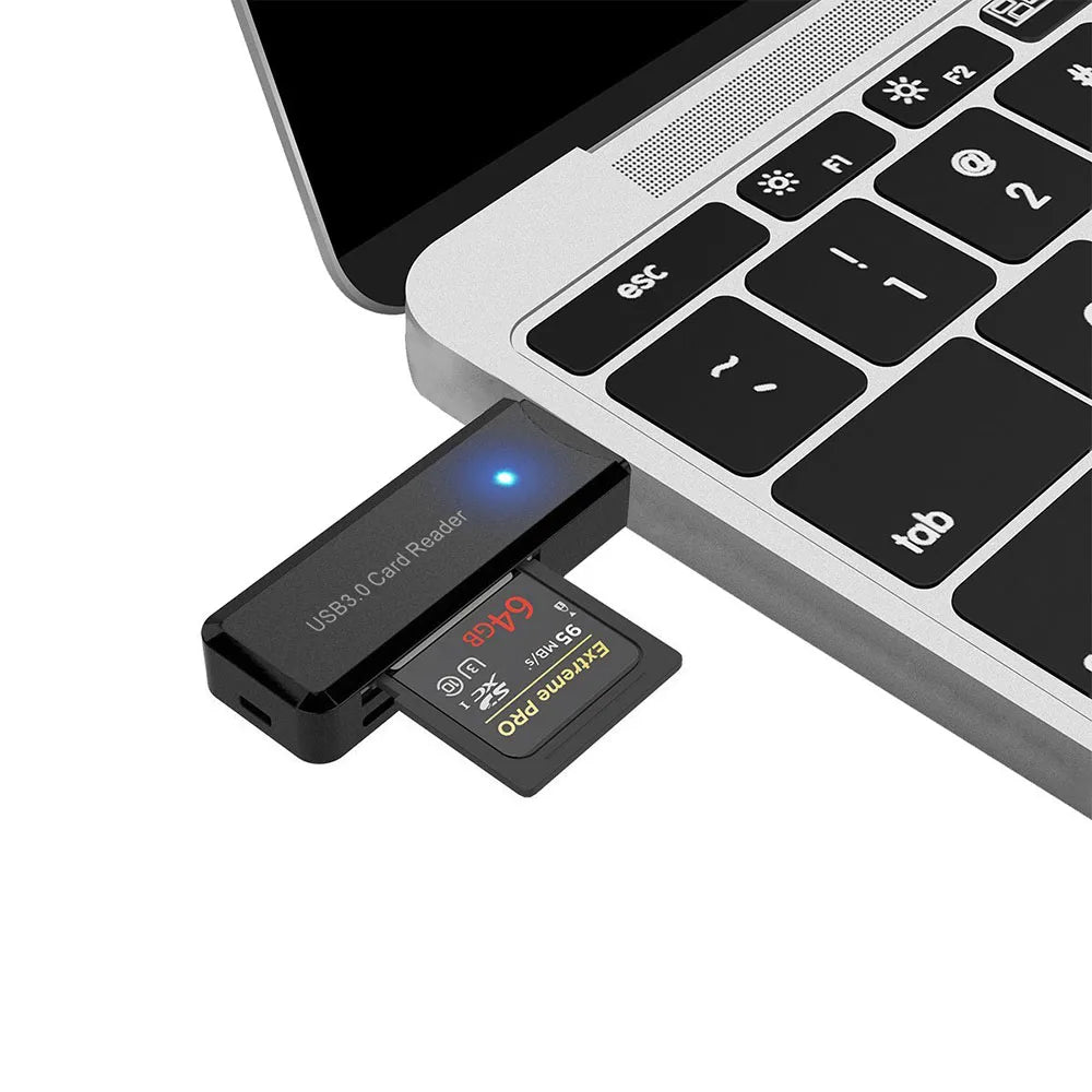 USB 3.0 Multi-Card Reader – SD, Micro SD, TF & SDXC Adapter USB Card Reader HIP