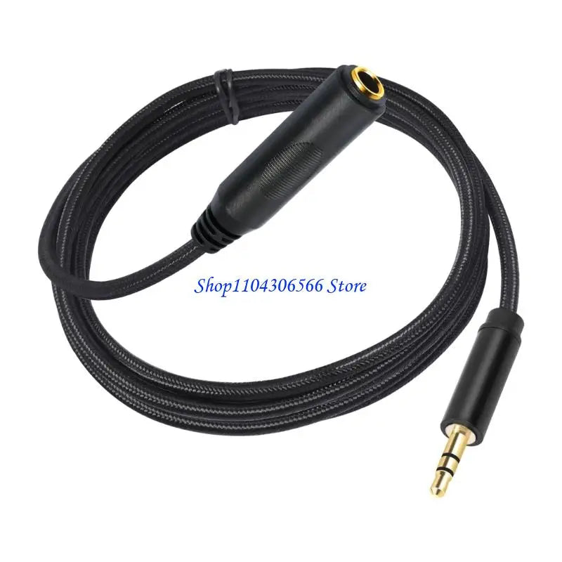 Braided 3.5mm to 6.35mm Stereo Audio Extension Cable Audio Extension Cable HIP