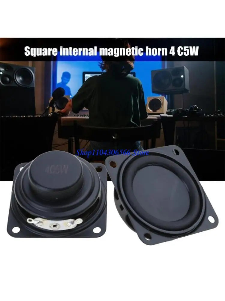 2-Pack 40mm Internal Speakers 4Ohm 5W Full-Range Replacement Internal Speaker Drivers HIP CN