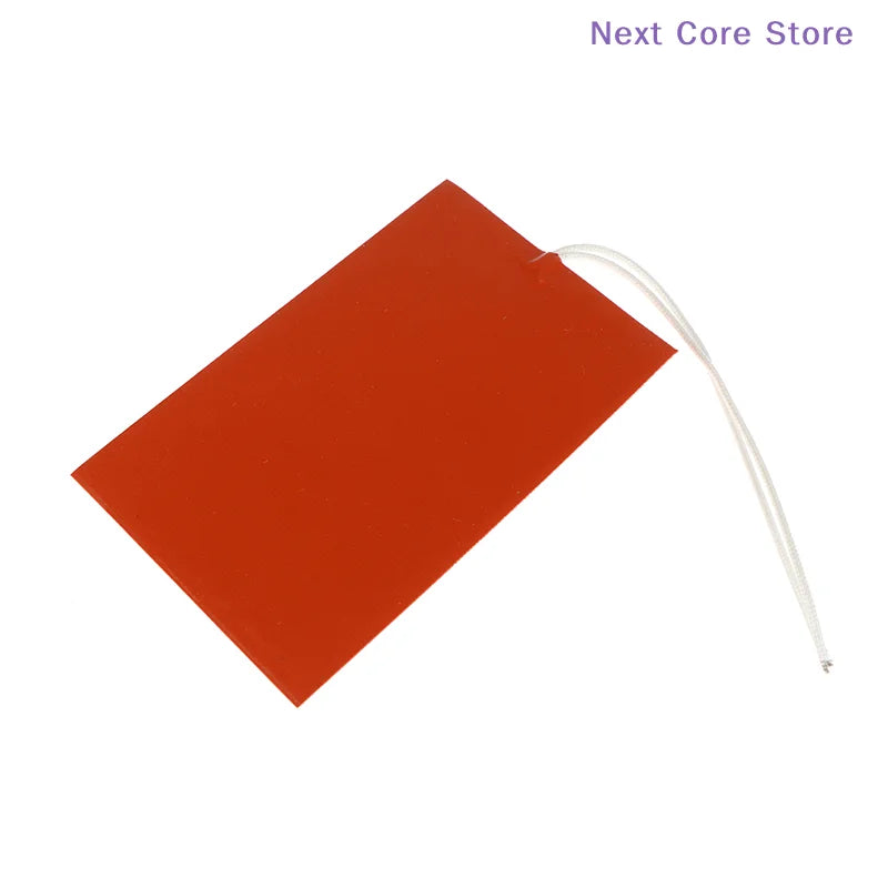 Silicone Heating Pad 60W 12V Flexible Heat Mat for 3D Printer Silicone Heating Pad HIP