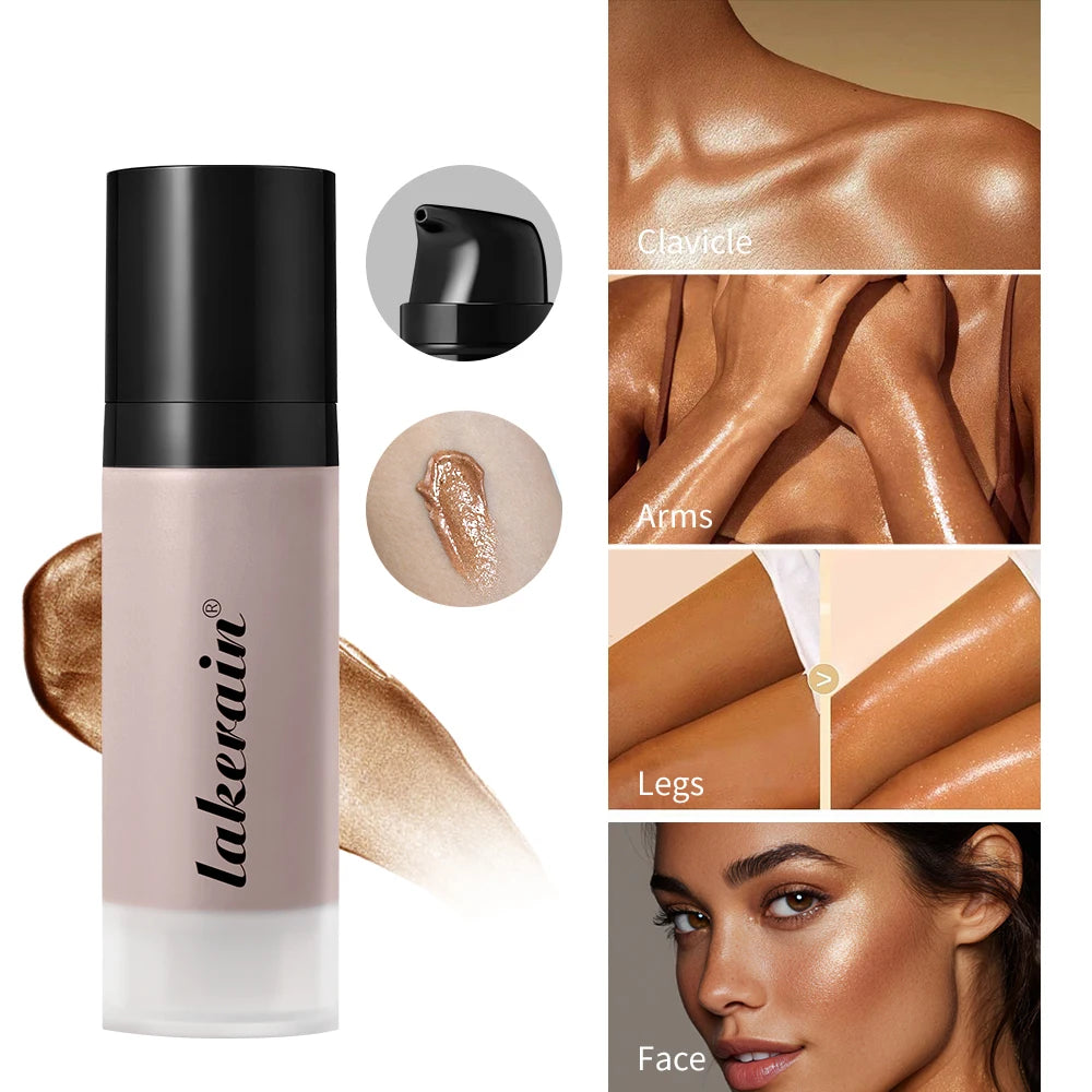 Highlight Foundation Glowy Super Gel Lightweight Dewy Multipurpose Llluminator Primer Moisturizing Nourish Non-Sticky Primer HIP