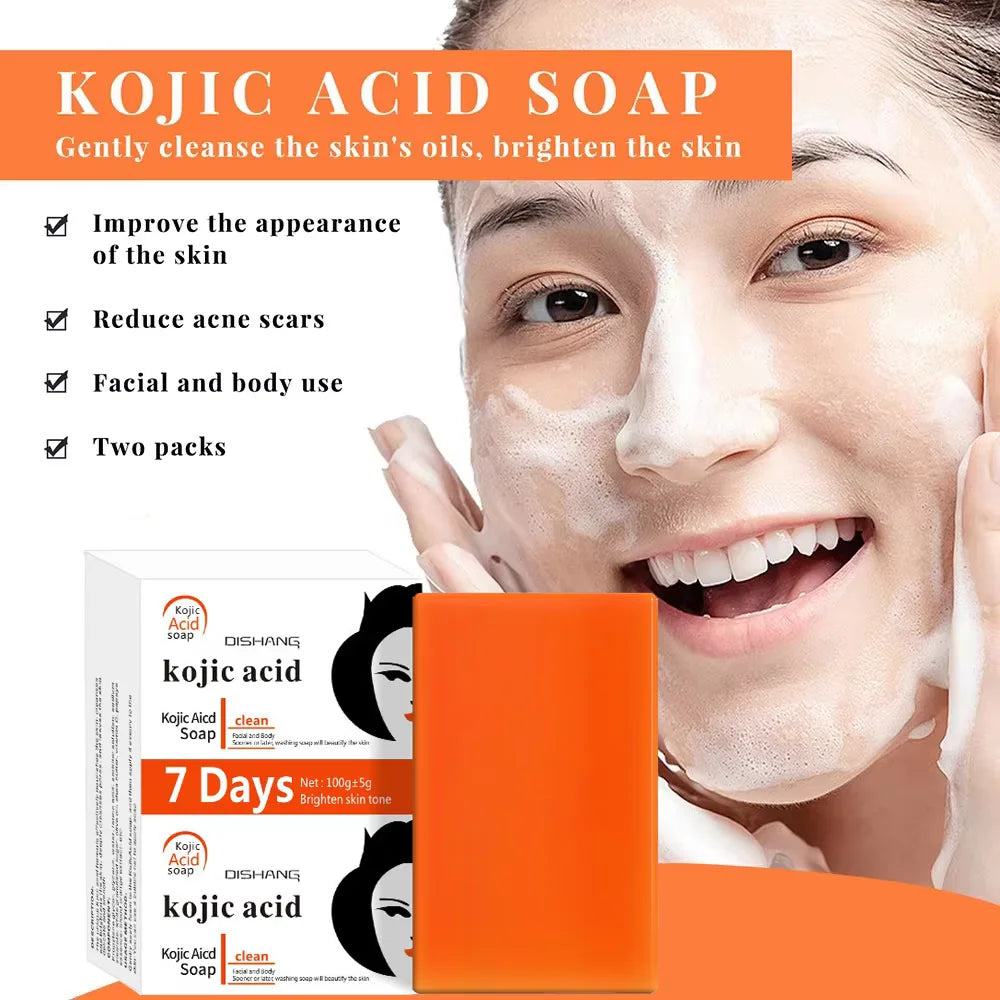 Kojic Acid Brightening Soap – Cleanse, Moisturize & Even Skin Brightening Bar Soap HIP