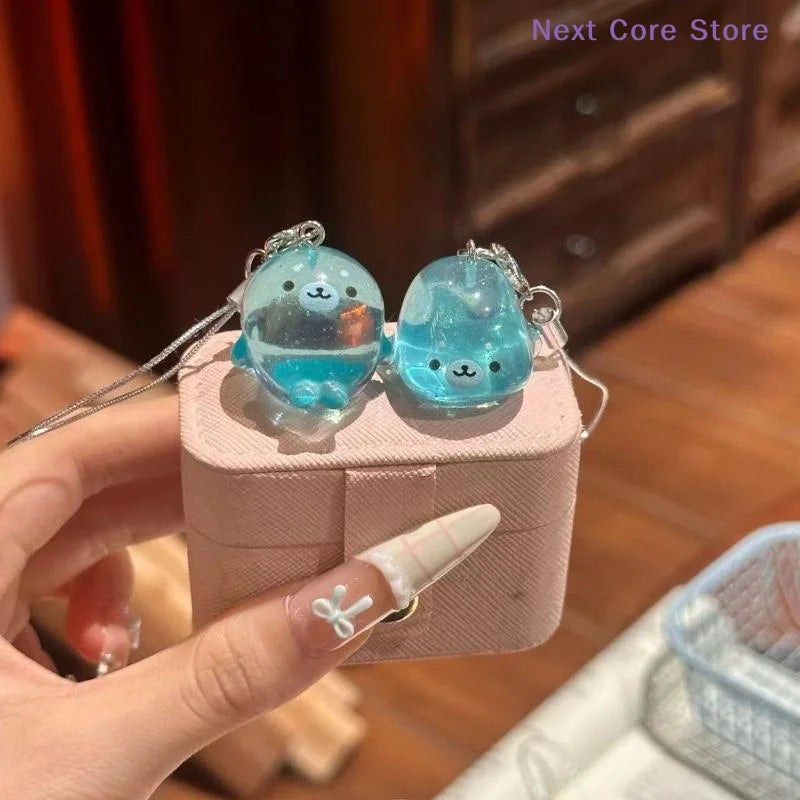 Cute 3D Seal Resin Keychain Bag Charm – 1/2/4 Pack Resin Bag Charm HIP