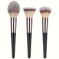 RUZOFO 3–15 Pc Professional Makeup Brush Set – Soft Synthetic Makeup Brush Set HIP C712-black 3pcs
