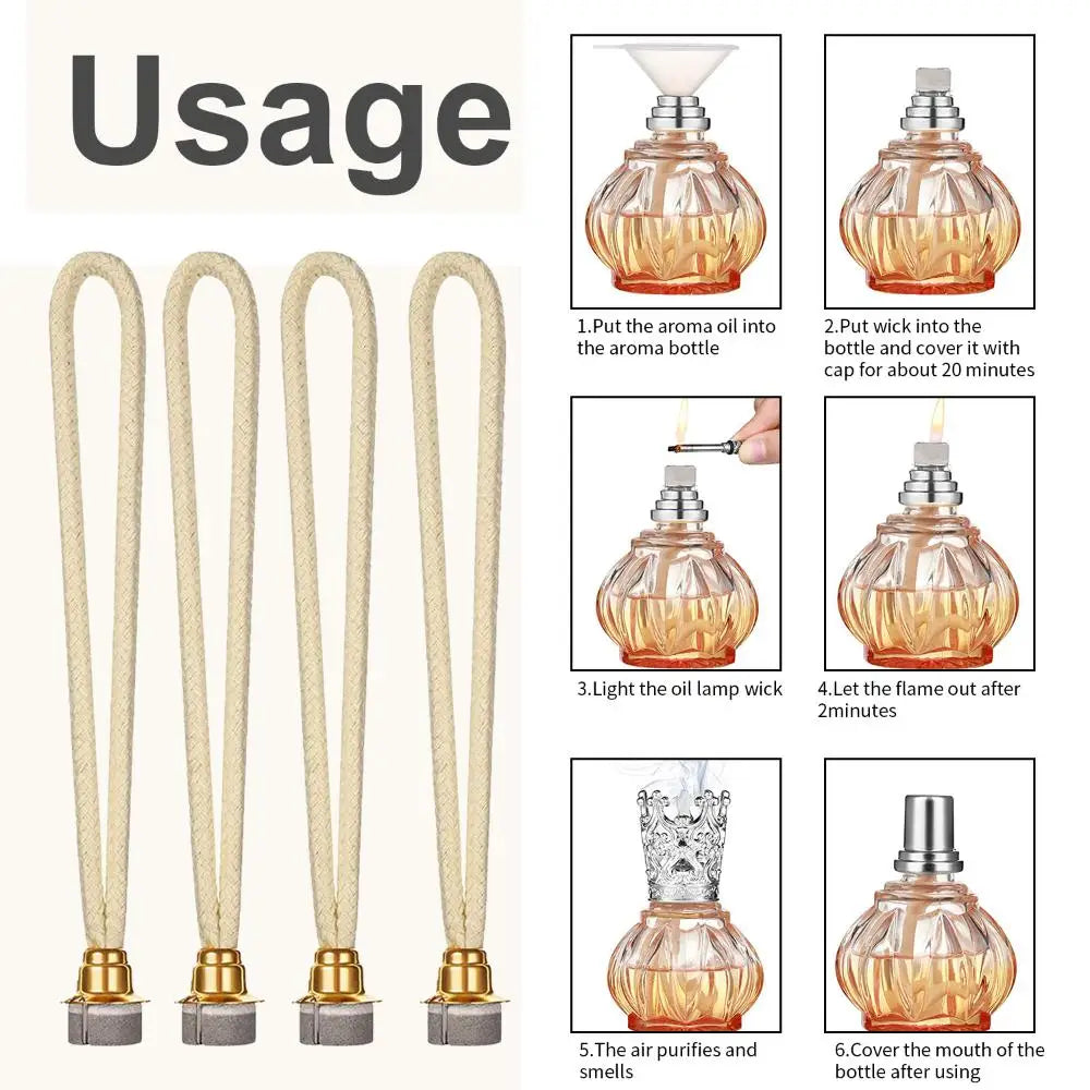 Catalytic Oil Lamp Wick Replacement – Clay & Cotton Cord Oil Lamp Wick HIP