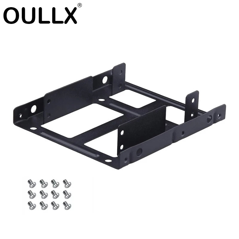 2.5 to 3.5" SSD HDD Metal Mounting Bracket Adapter | OULLX Hard Drive Bracket HIP