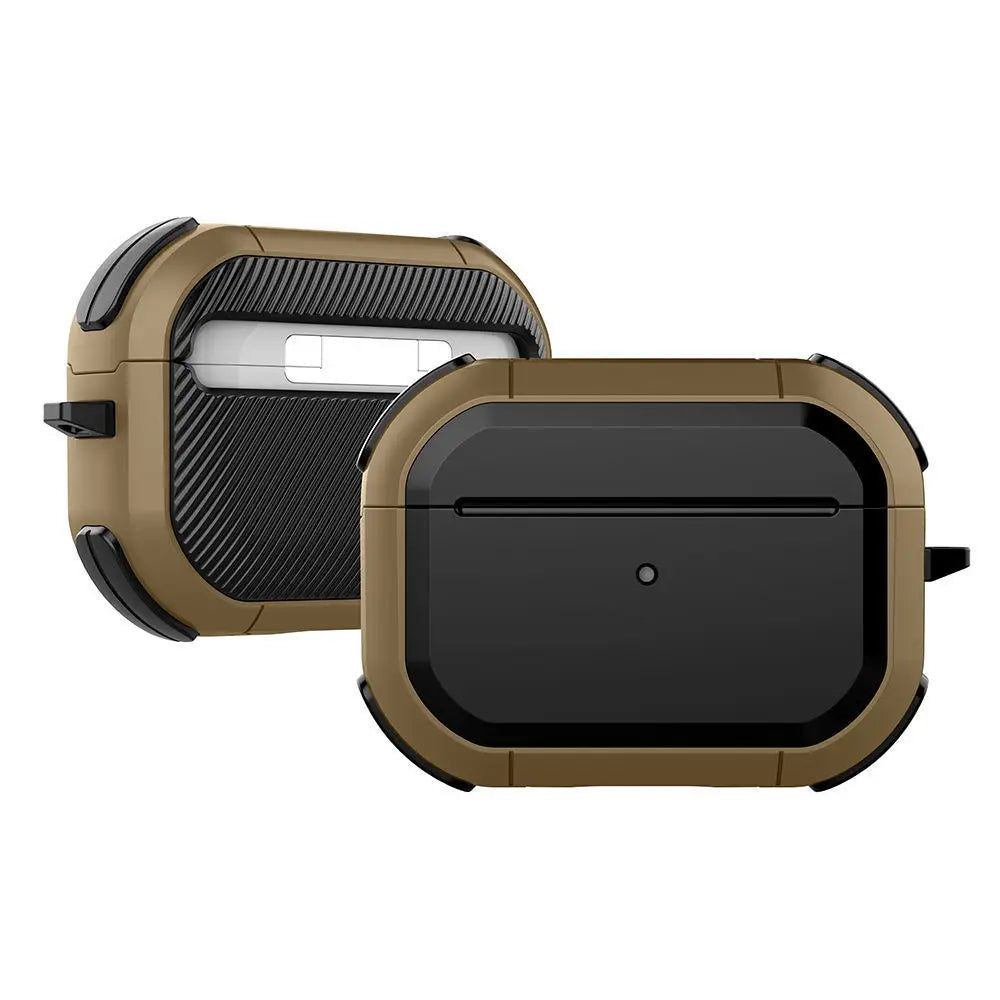 Shockproof AirPods Case – Pro Gen 1 2 & AirPods 1 2 3 Earphone Case Cover HIP Brown For Airpods 1 or 2