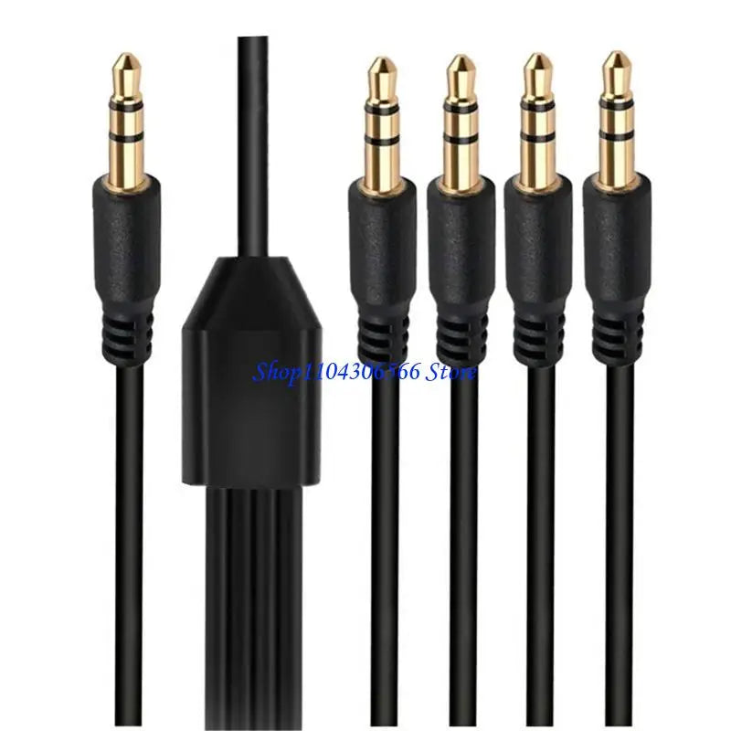 3.5mm Male to Male Audio Splitter Cable – 1 to 2/3/4/5/6 Audio Splitter Cable HIP for One for four 50cm CN