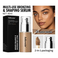 Long Lasting Foundation Serum With Bronzing Shaping Moisturizes Nourishes Skin Brighten Facial Contouring Concealer Cosmetics HIP 3Light Medium