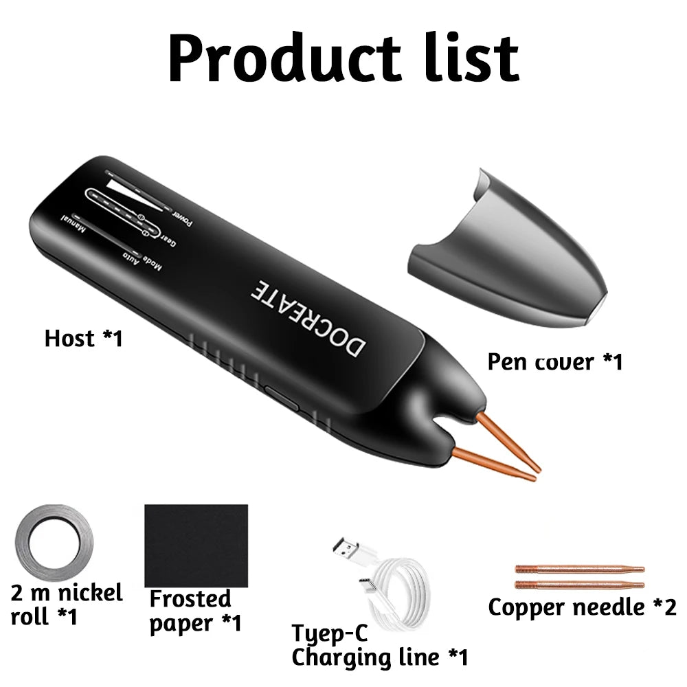 Handheld Spot Welder Portable Digital LED 11-Level 18650 DIY Handheld Spot Welder HIP 756
