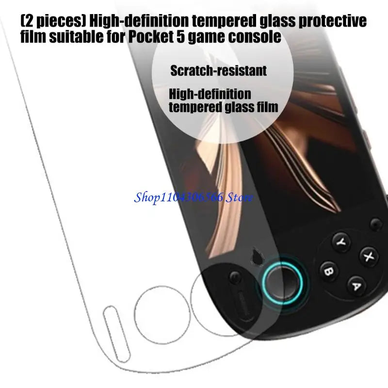 2-Pack PSP Tempered Glass Screen Protector – 9H Scratchproof Screen Protector HIP