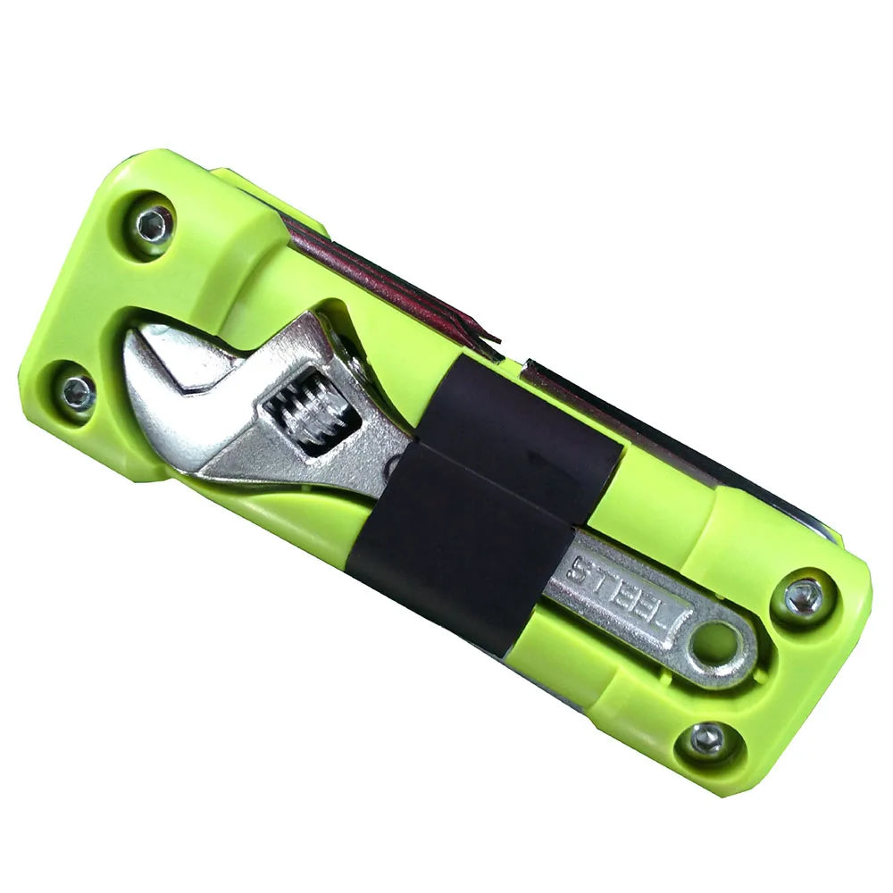 JIXIU Bicycle Multitool Kit – Wrench, Tire & Screwdriver Set Bicycle Repair Kit HIP green