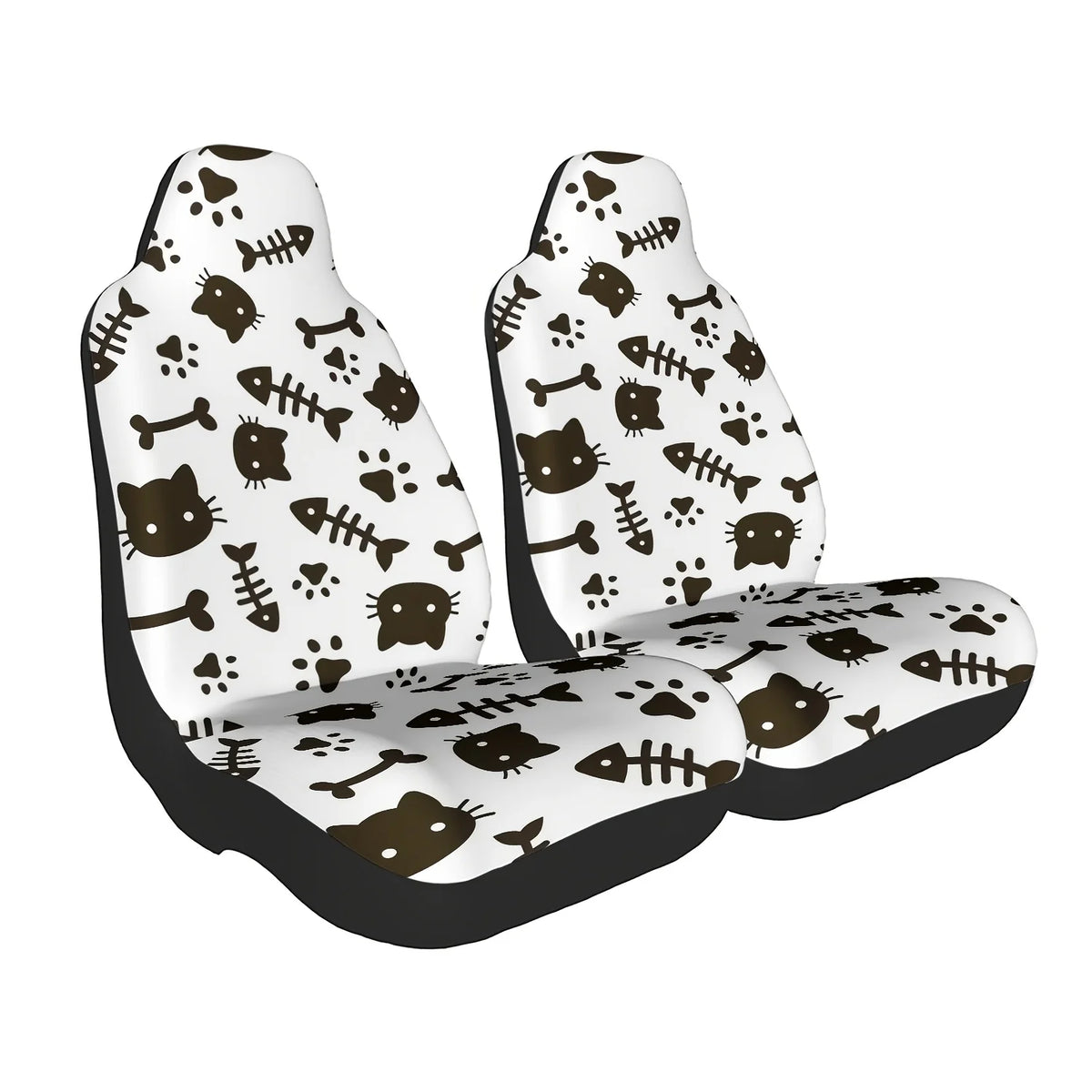 Cat Paw & Fishbone Print Car Seat Cover – Easy Install Car Seat Cover HIP