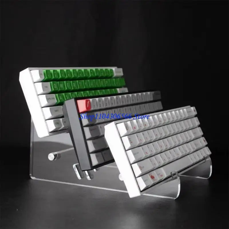 Acrylic Mechanical Keyboard Stand – 1, 2 & 3 Tier Display Keyboard Display Stand HIP