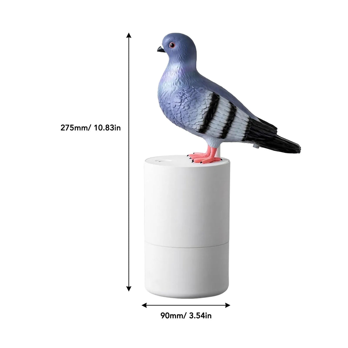 Automatic Foaming Hand Soap Dispenser Blue Bird Touchless Induction Soap Dispenser ABS Refillable for Kitchen Bathroom Hall HIP