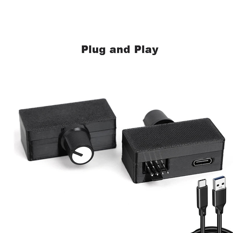 PWM 4-Pin Fan Speed Controller USB to 12V Type-C Adapter PWM Fan Controller HIP