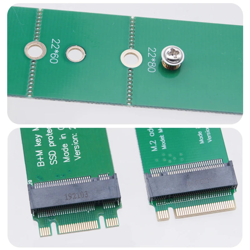 M.2 NVMe NGFF SSD Extension Board B+M Key Test Card SSD Extension Adapter HIP
