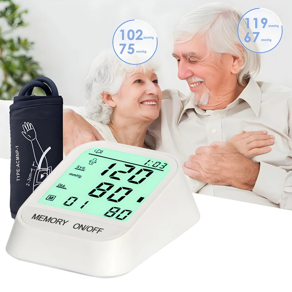 Fireurus Digital Upper Arm Blood Pressure Monitor | Auto Cuff Blood Pressure Monitor HIP