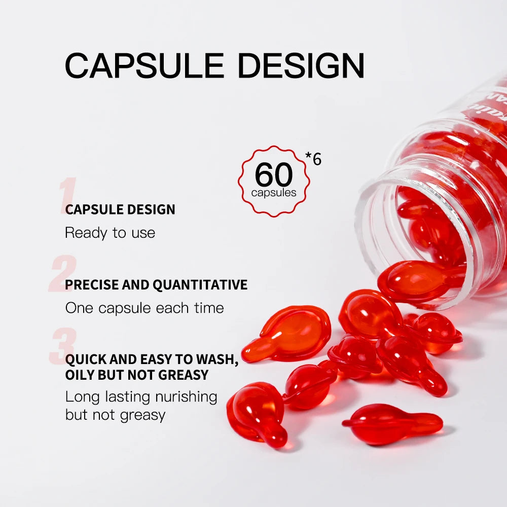 Hair Treatment Serum&Hair care capsules Comfort Hair Care Vitamin Oil Multi-functional Strengthening Smoothing Hair Care Liquid HIP