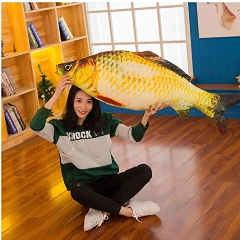 3D Realistic Fish Plush Toy – Giant Soft Stuffed Animal Pillow Fish Stuffed Plush Toy HIP