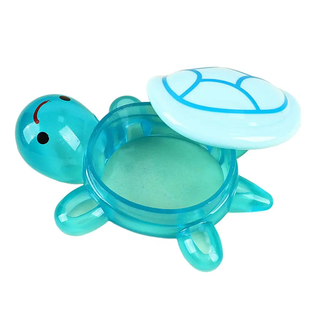 1.1/17cm Cute Cartoon Luminous Turtle Storage Box Home Decor Resin Crafts Glowing Small Turtle Toy Storage Case Home Decoration HIP 17cm blue