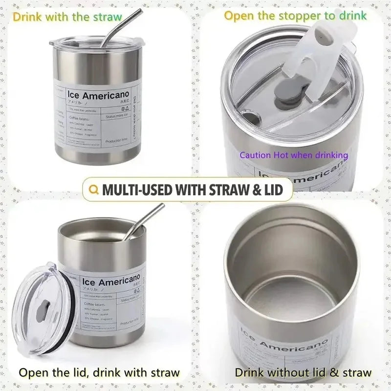 320ml Vacuum Insulated Travel Mug – Stainless Steel Tumbler Vacuum Travel Mug HIP