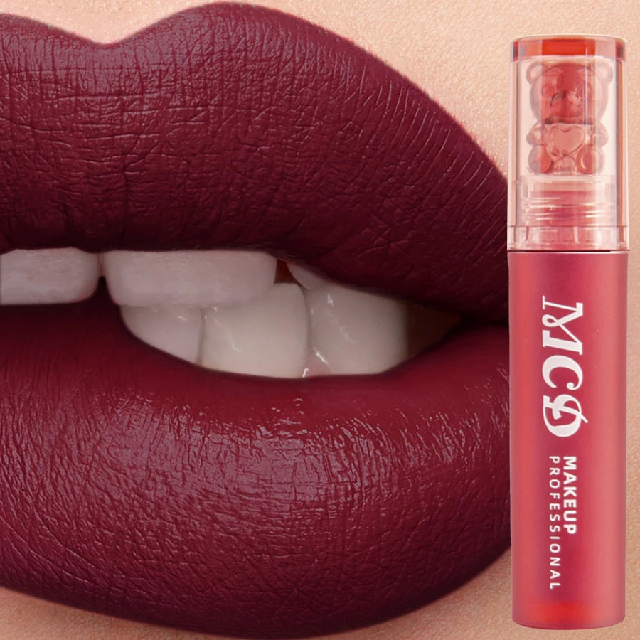 12 Color Moisturizing Sexy Lip Gloss Lasting Plump Lip Glow Oil Tinted Matte Lip Glaze Velvet Liquid Lipstick Red Lip Makeup Red HIP
