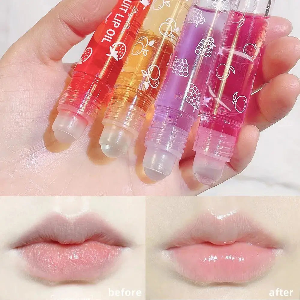 Dragon Ranee Fruit Roll-On Lip Oil – Hydrating Gloss Balm Roll-On Lip Oil HIP