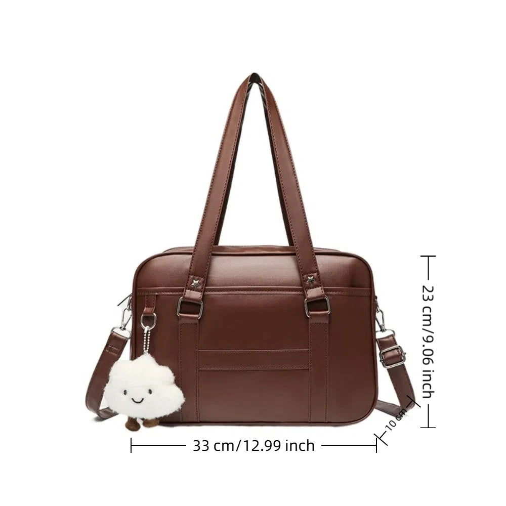 Japanese JK PU Leather Shoulder Crossbody Itabag for Women Shoulder Crossbody Bag HIP