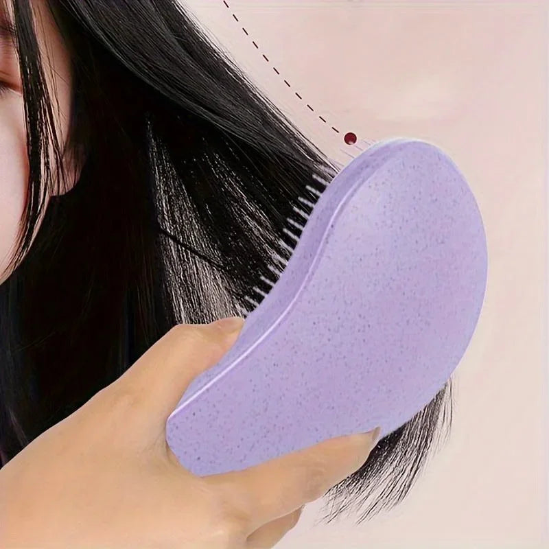 T-Shape Wheat Straw Comb Set – Anti-Static Detangling Hair Comb Set HIP