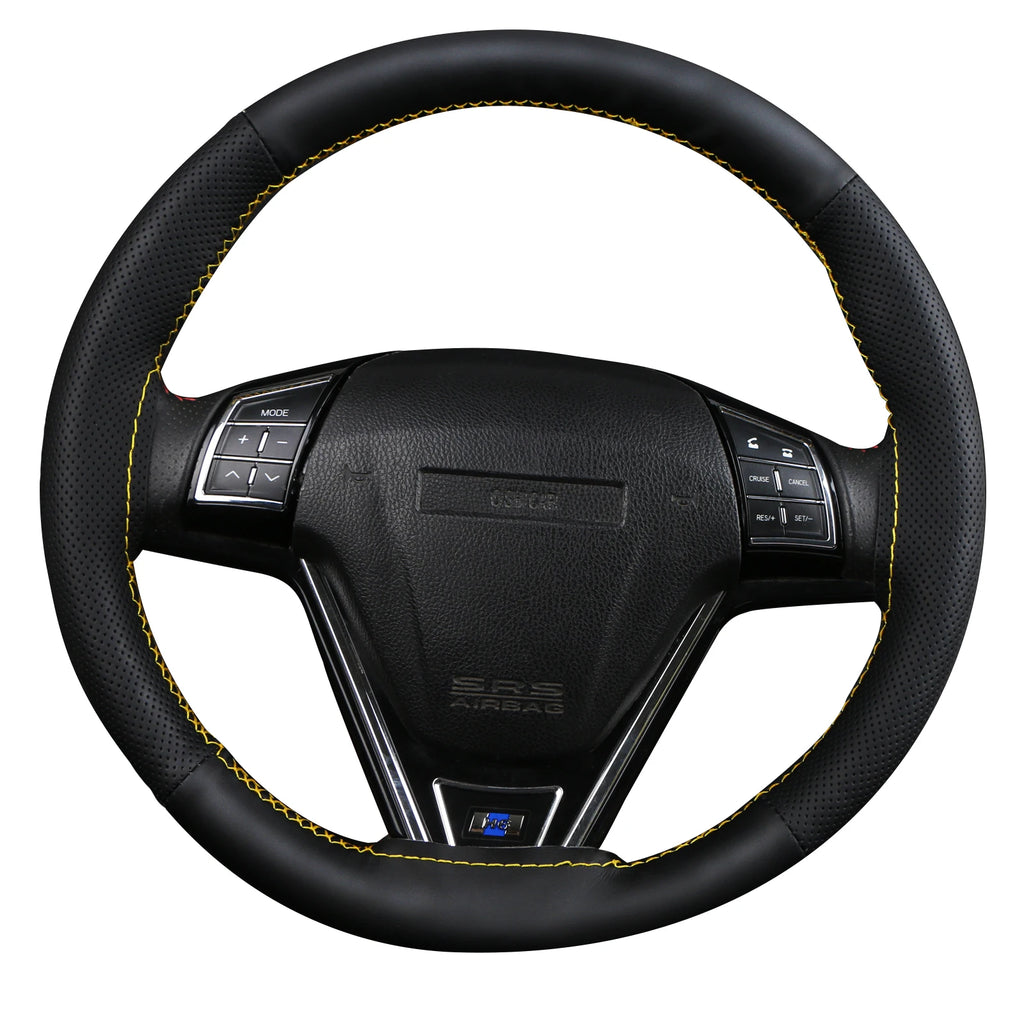 Nappa Leather Steering Wheel Cover – Universal 38cm DIY Steering Wheel Cover HIP
