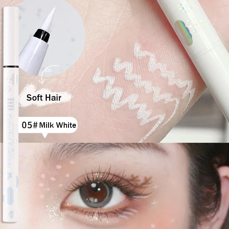 Eyeliner Lying Silkworm Pencil Undercover Draw Down To Non-Smudge Fine Natural Long-lasting Waterproof Eyes Liner Beauty Makeup HIP 05-XIXI