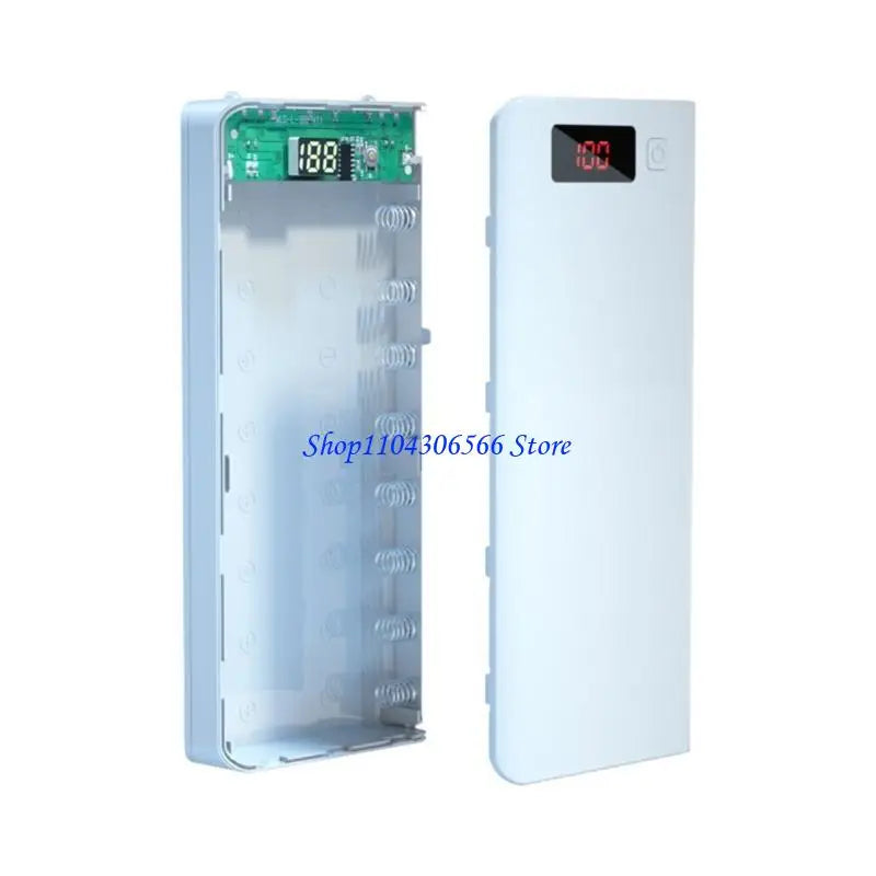 8x18650 DIY Portable Power Bank Shell – LCD Battery Box Portable Battery Case HIP
