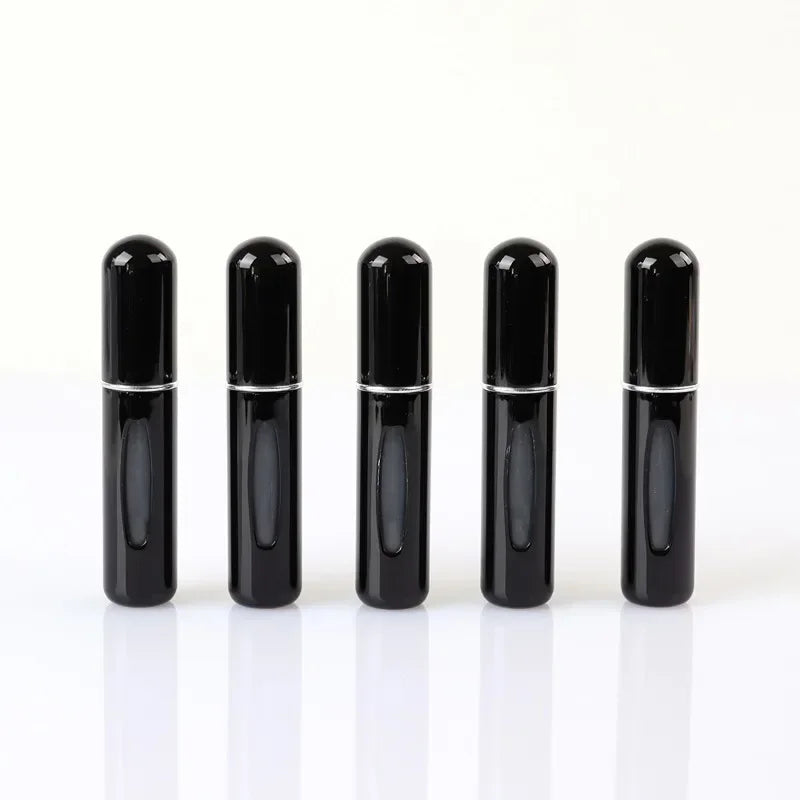 5-Pack 5ml Refillable Perfume Spray Bottles | Travel Atomizer Perfume Travel Atomizer HIP C595-black-5pcs 5ml