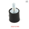 Rubber Anti-Vibration Mounts M3–M8 | Silentblock Bobbins Vibration Isolation Mount HIP A3