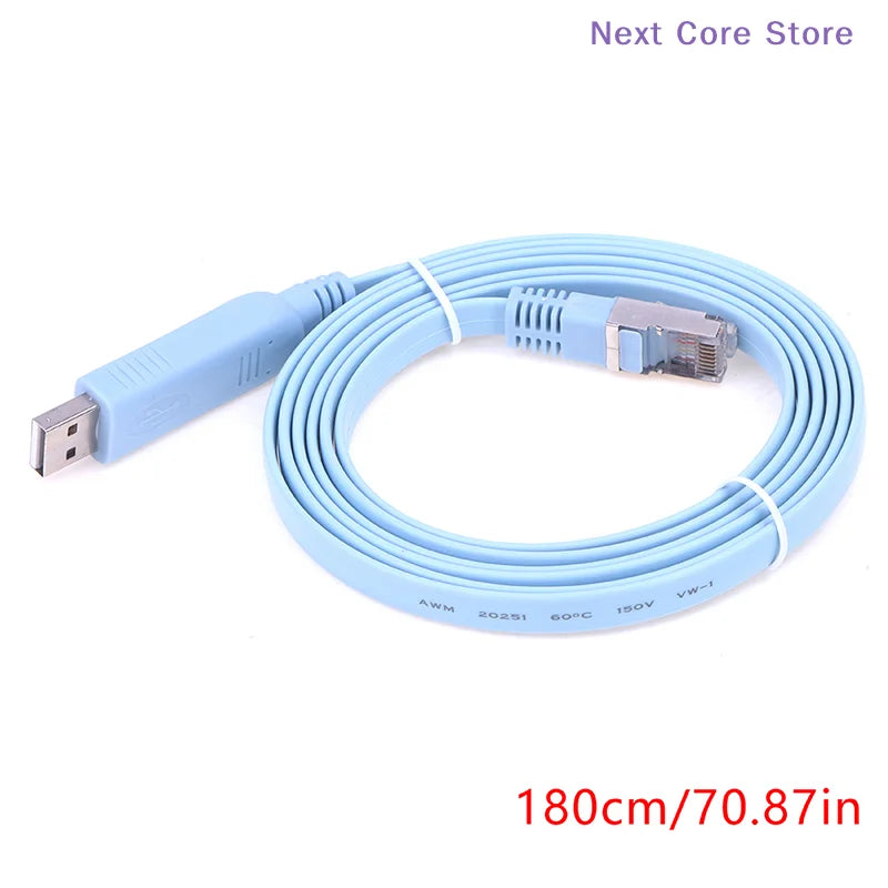 USB to RJ45 Console Cable – RS232 Serial CAT5 FTDI 1.8M Console Adapter Cable HIP