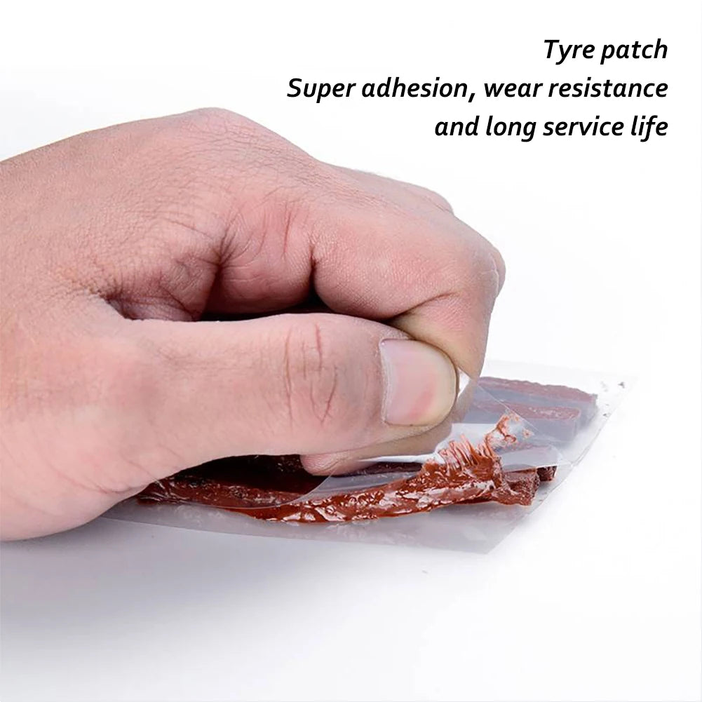 Car Tire Repair Tool Tire Repair Kit Studding Tool Set Auto Bike Tubeless Tire Tyre Puncture Plug Garage Tools with Rubber Strip HIP