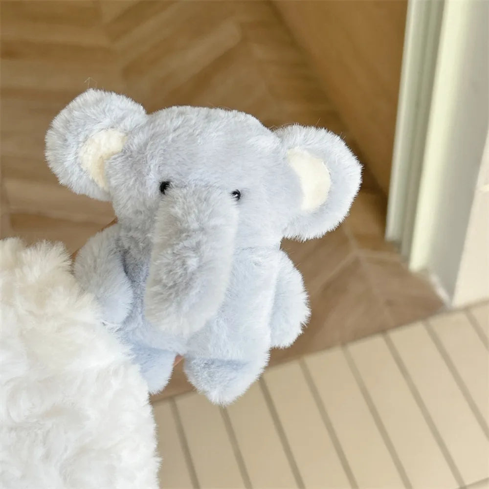 Plush Elephant AirPods Case | Fits AirPods 1 2 3 4 Pro & Pro 2 Earphone Case Cover HIP
