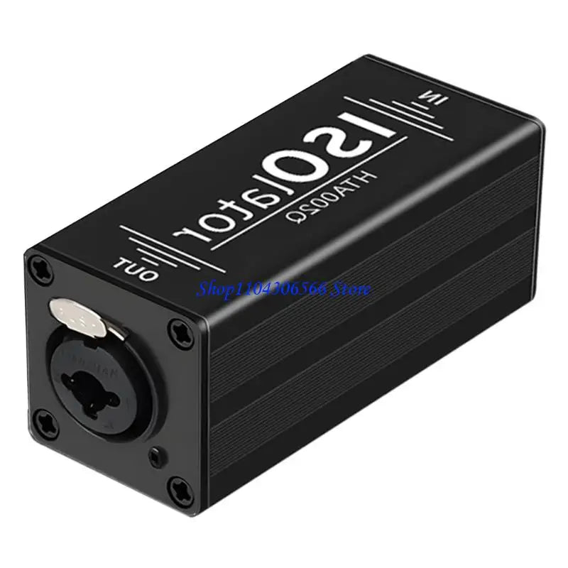 XLR & 6.35mm Ground Loop Isolator – Studio Noise Filter Audio Ground Isolator HIP 6.35mm XLR input CN