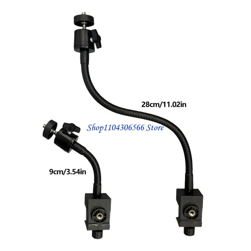 360° Ball Head Clamp Mount with Gooseneck Arm – Camera & Mic Camera Clamp Mount HIP