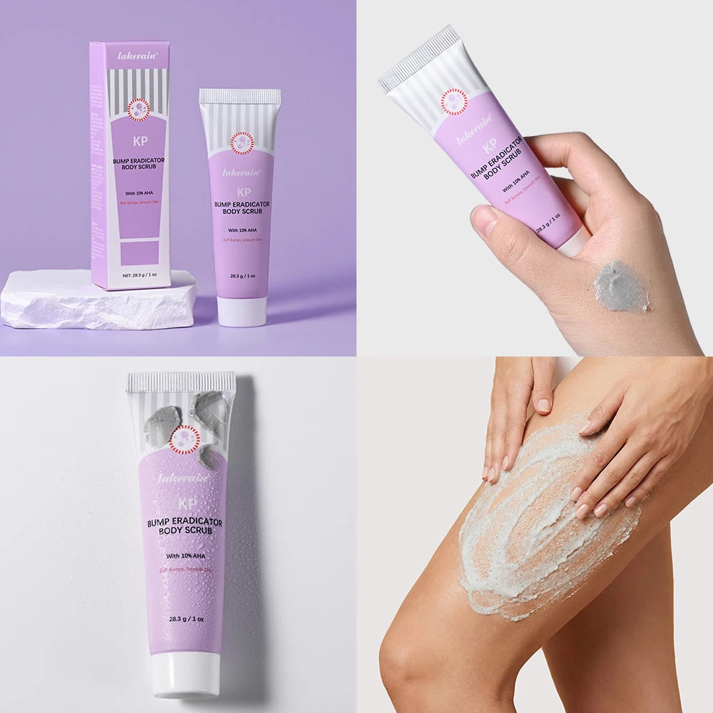 KP Bump Eraser Body Scrub Keratosis Pilaris Skin Exfoliator Helps Reduce Chicken Bumps Exfoliate to Reduce Dullness Skin Care HIP