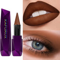 1pcs Lipstick Waterproof Sexy Red Matte Contour Tint Lipstick Lasting Non-Cup Lipliner Pen Moisturizing Lip Makeup Cosmetic HIP 204