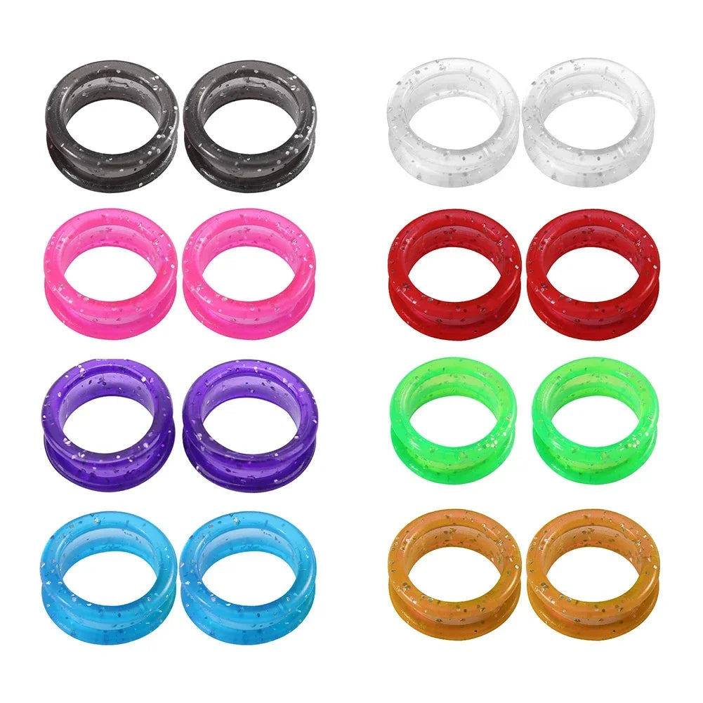 5PCS Finger Rings Pet Scissor Silicone Finger Rings Hairdressing Scissor Silicone Finger Ring Pet Scissor Colored Finger Ring HIP