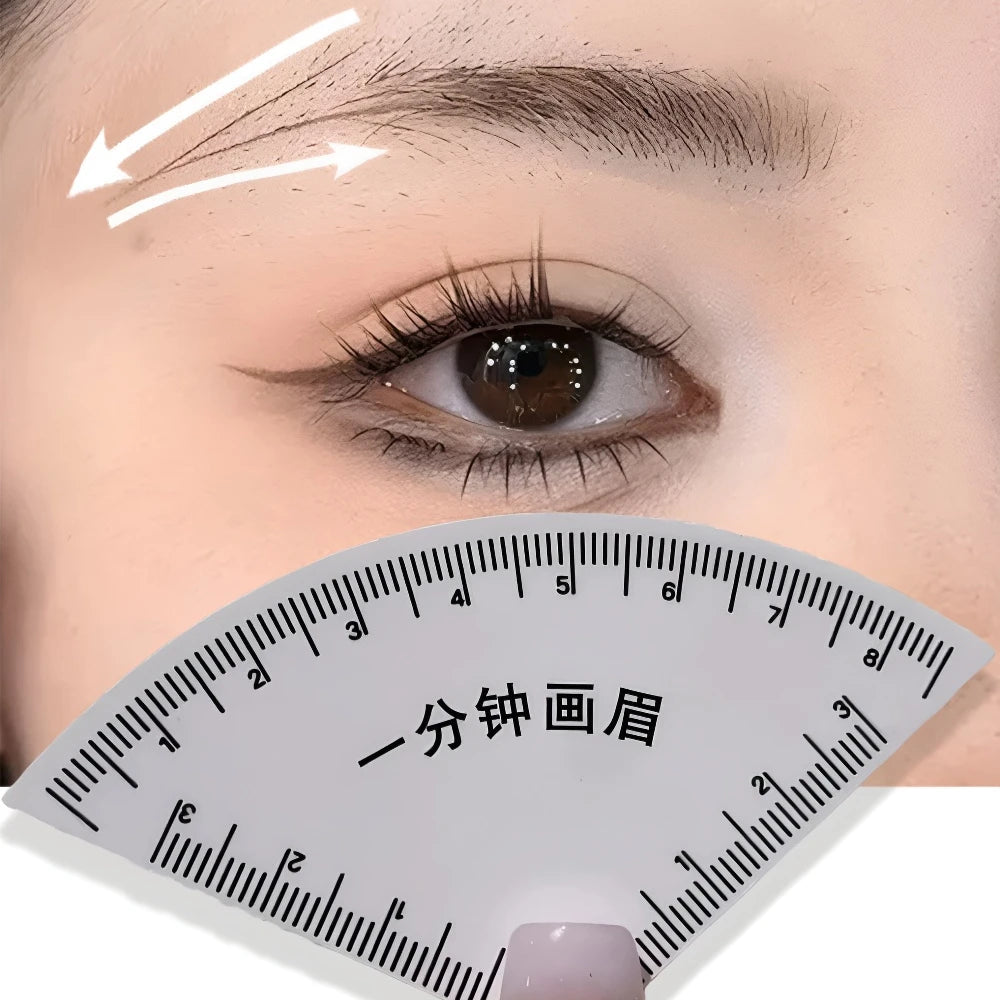 1PC Brow Shaping Stencil，Women Instant Brow Shaper - Multi-Style Template Kit for Fast & Precise Shaping, Brow Magic Tool HIP 1Pcs