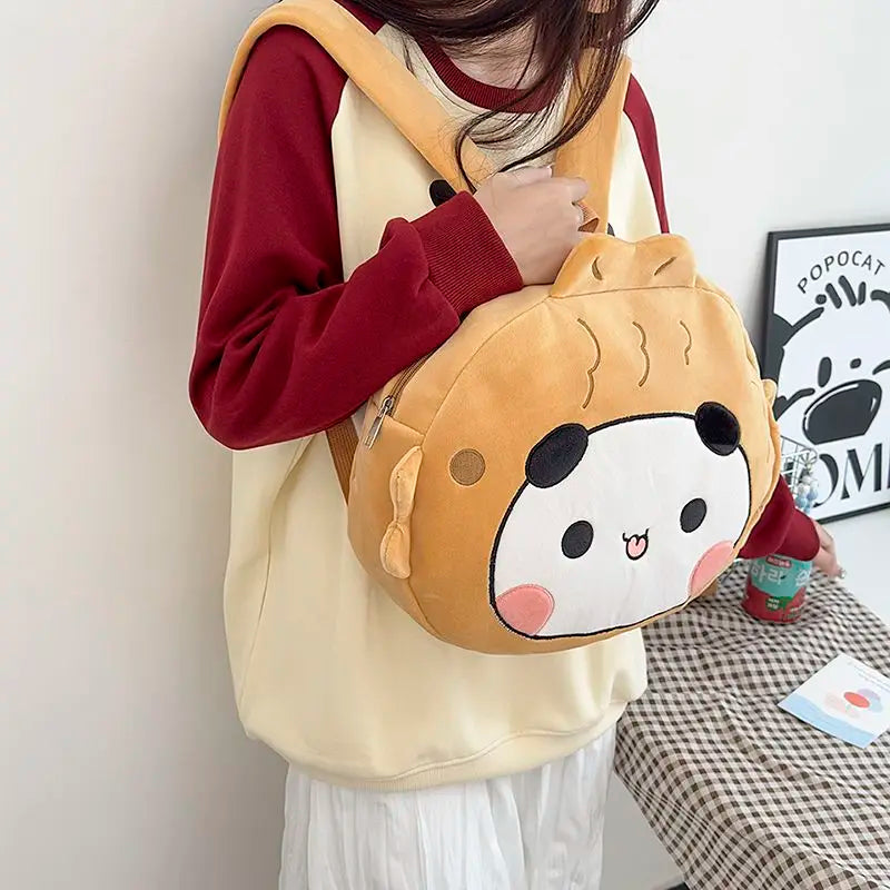 Panda Bubu & Dudu Plush Backpack – Cartoon Schoolbag Gift Plush Character Backpack HIP