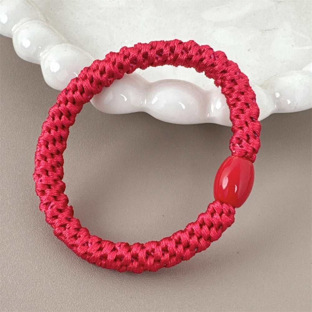 Silk Sport Hair Ties – No Crease Anti-Slip Elastic Ponytail Band